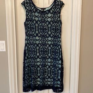 Connected Apparel dress - size 10.  Excellent pre- owned condition- Worn once.